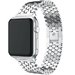 Curea iUni compatibila cu Apple Watch 1/2/3/4/5/6/7, 44mm, Jewelry, Otel Inoxidabil, Silver